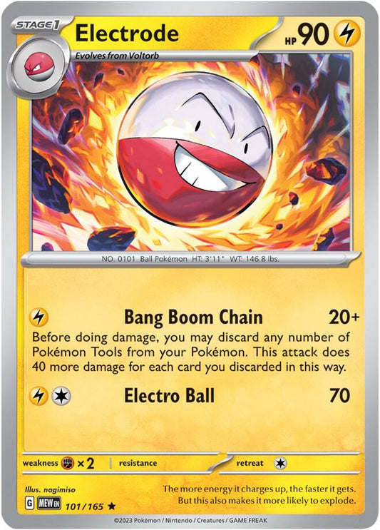 Pokemon Electrode 101/165 151