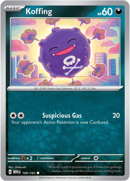 Pokemon Koffing 109/165 151