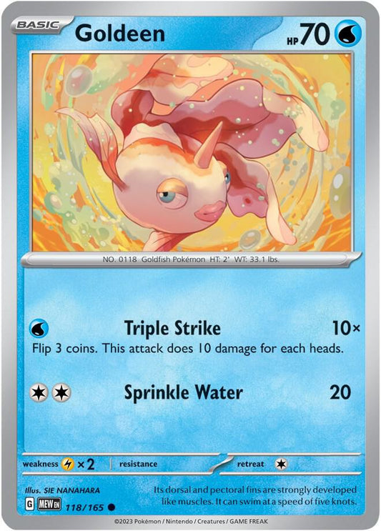 Pokemon Goldeen 118/165 151