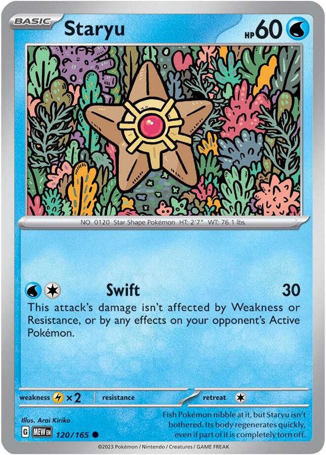 Pokemon Staryu 120/165 151