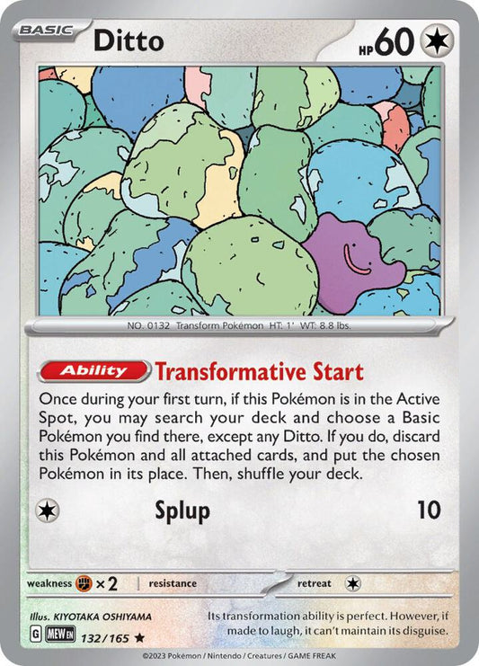 Pokemon Ditto 132/165 151