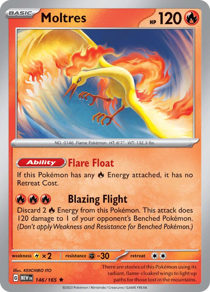 Pokemon Moltres 146/165 151
