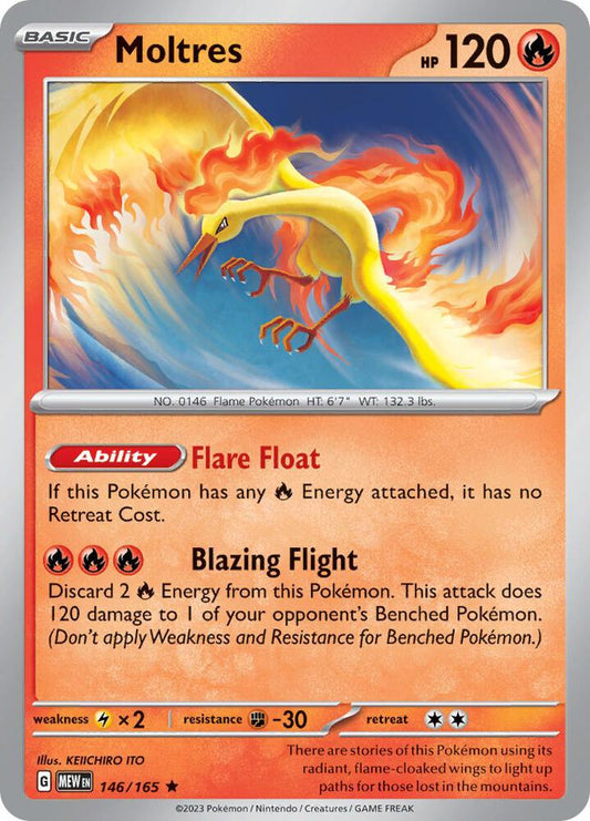 Pokemon Moltres 146/165 151