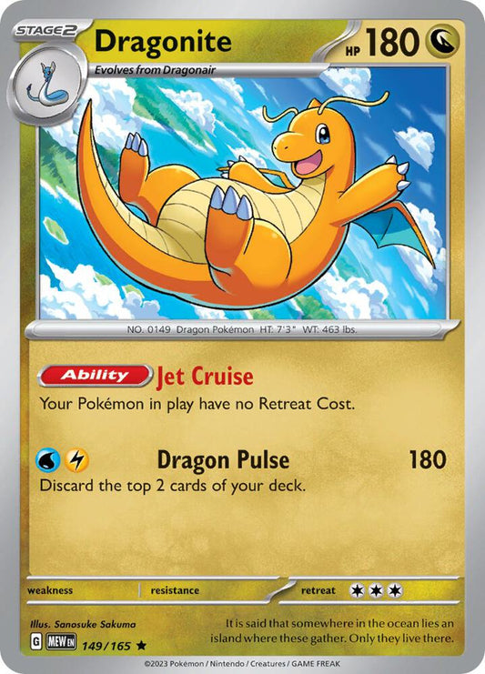 Pokemon Dragonite 149/165 151