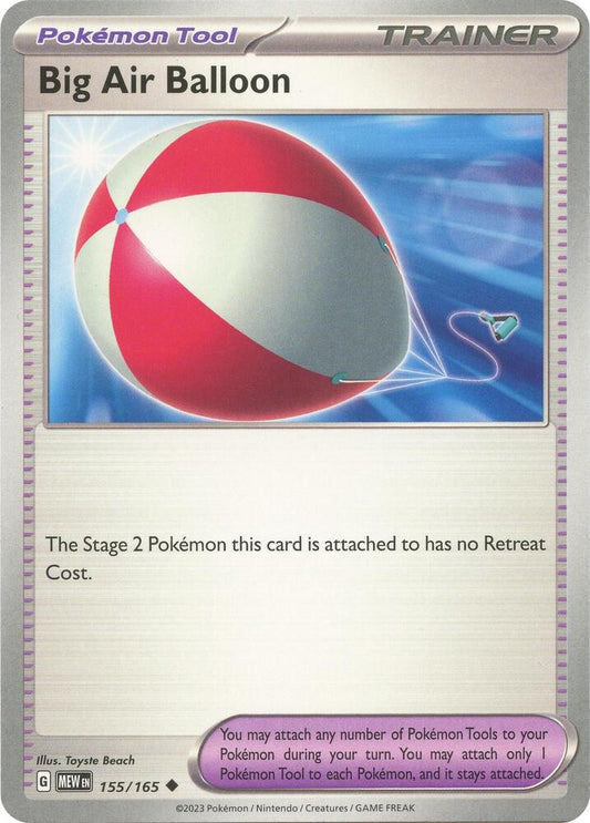 Pokemon Big Air Balloon 155/165 151