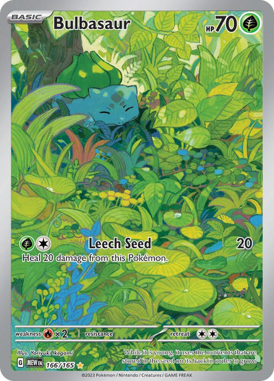 Pokemon Bulbasaur 166/165 151