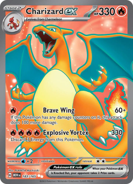 Pokemon Charizard ex 183/165 151