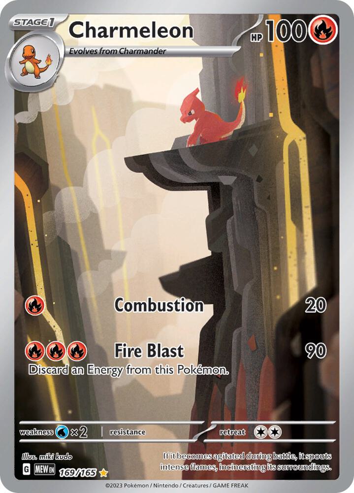 Pokemon Charmeleon 169/165 151