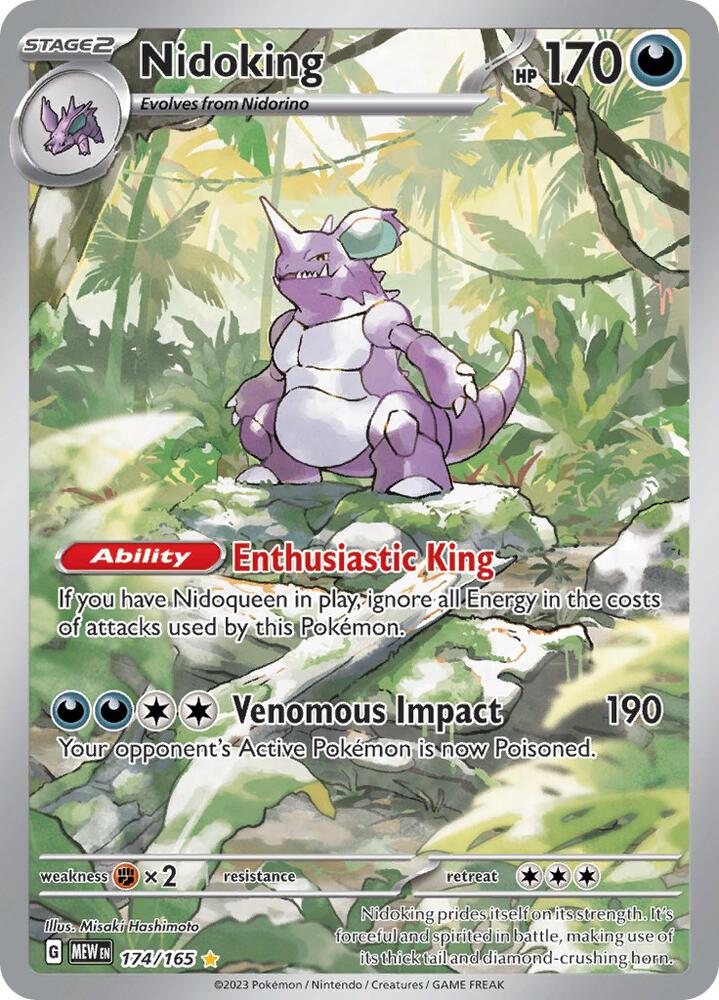 Pokemon Nidoking 174/165 151