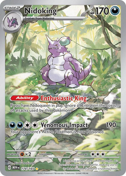 Pokemon Nidoking 174/165 151