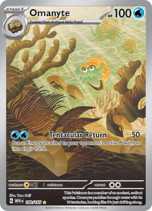 Pokemon Omanyte 180/165 151