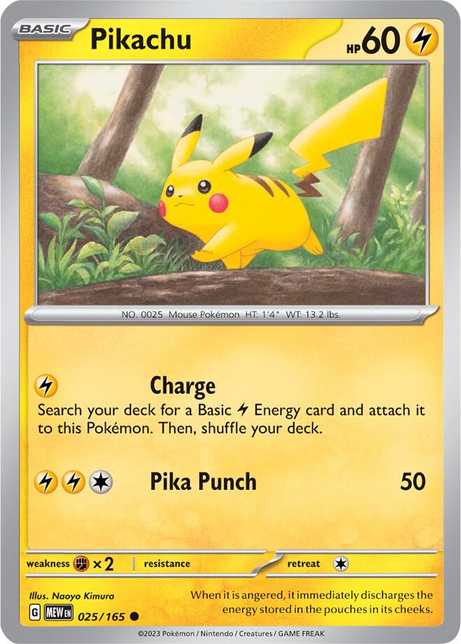 Pokemon Pikachu 25/165 151