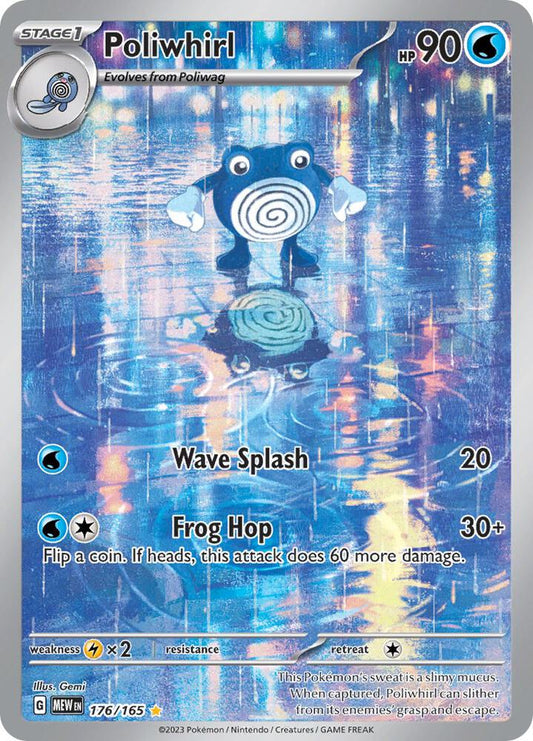 Pokemon Poliwhirl 176/165 151