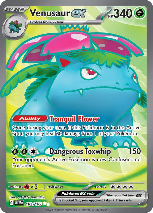 Pokemon Venusaur ex 182/165 151