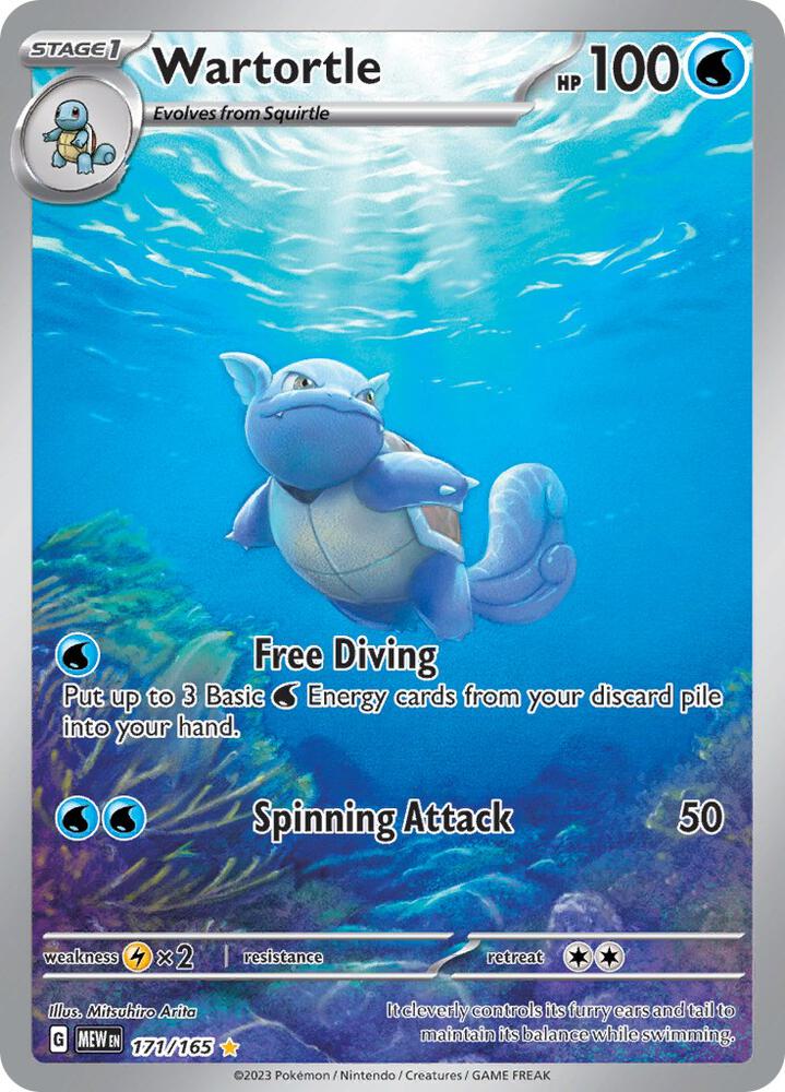 Pokemon Wartortle 171/165 151