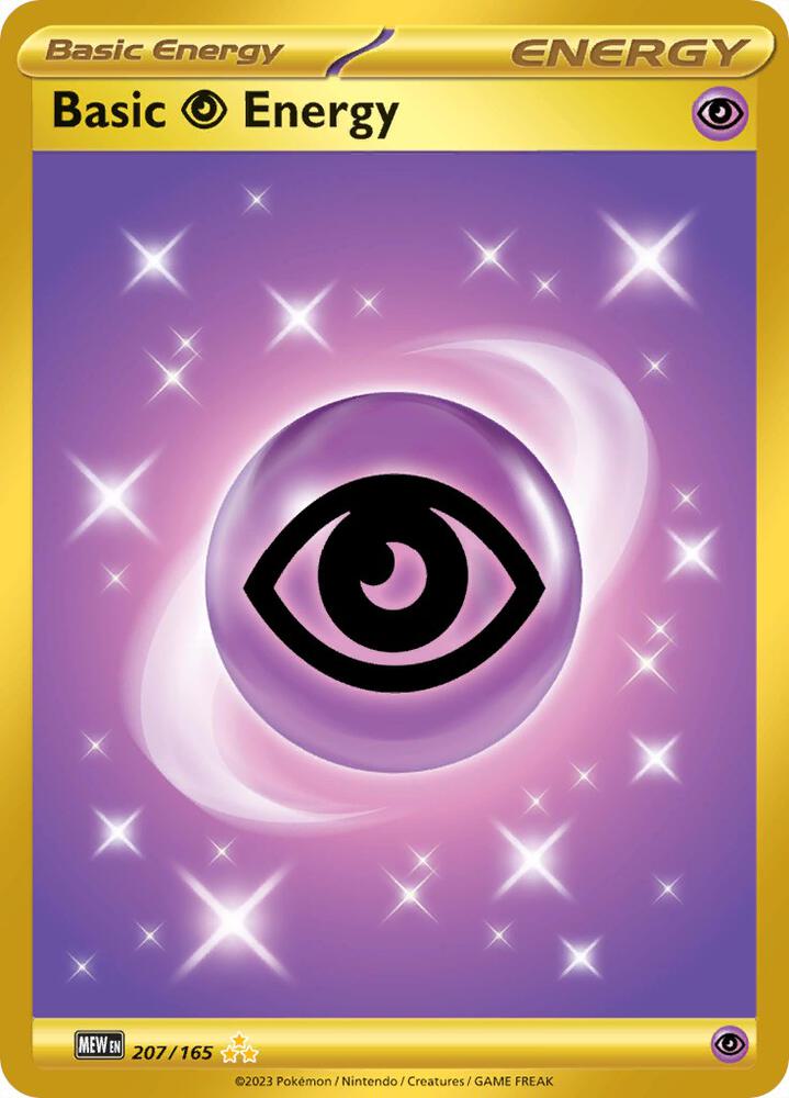 Pokemon Basic Psychic Energy 207/165 151