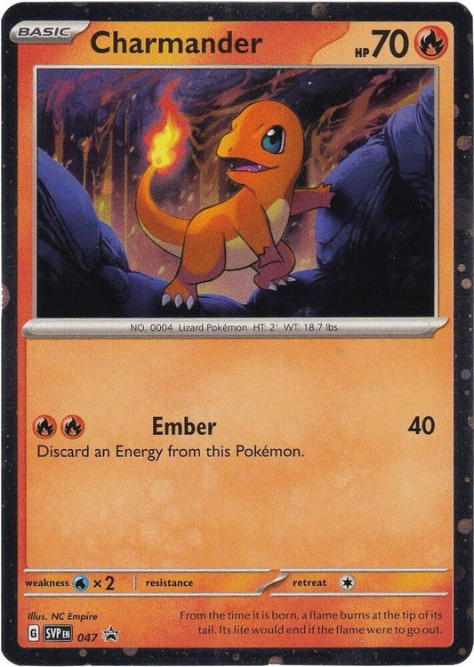 Pokemon Charmander 47 SVP Black Star Promos