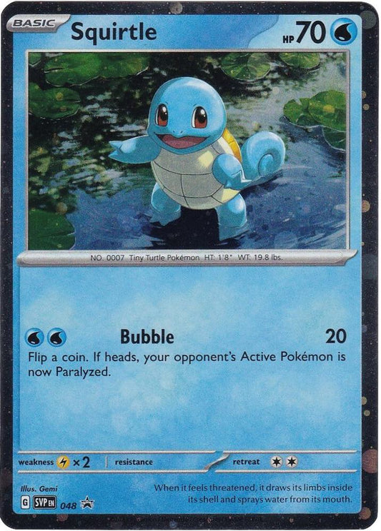 Pokemon Squirtle 48 SVP Black Star Promos