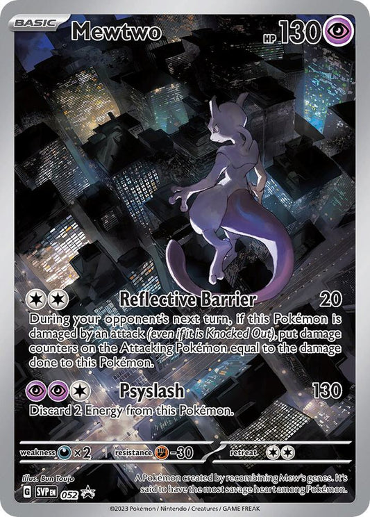Pokemon Mewtwo 52 SVP Black Star Promos
