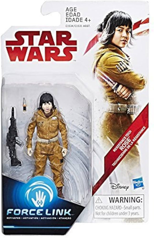 Hasbro Star Wars Force Link Resistance Tech Rose 4 Inch Action Figure