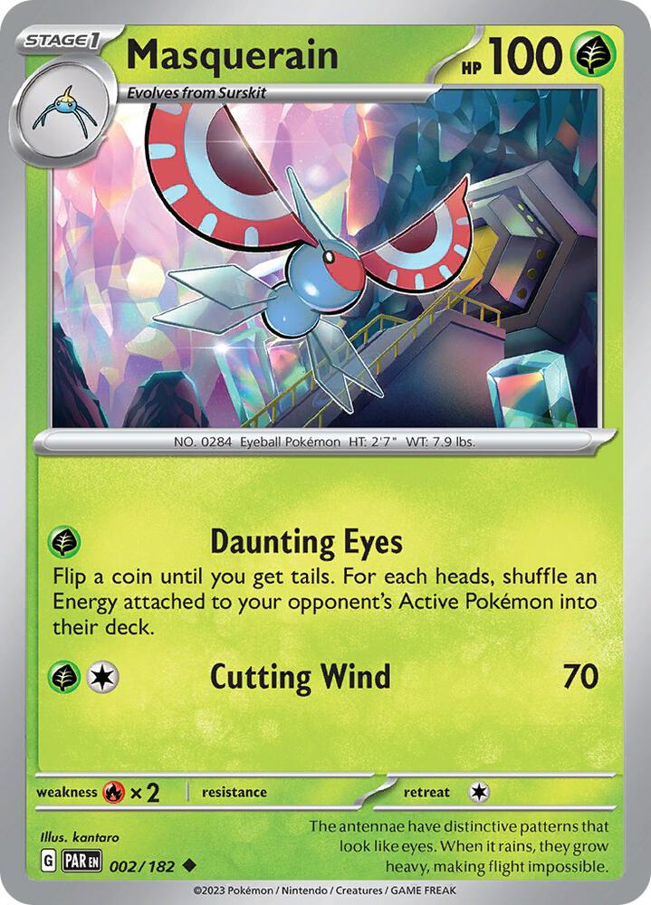 Pokemon Masquerain 2/182 Paradox Rift