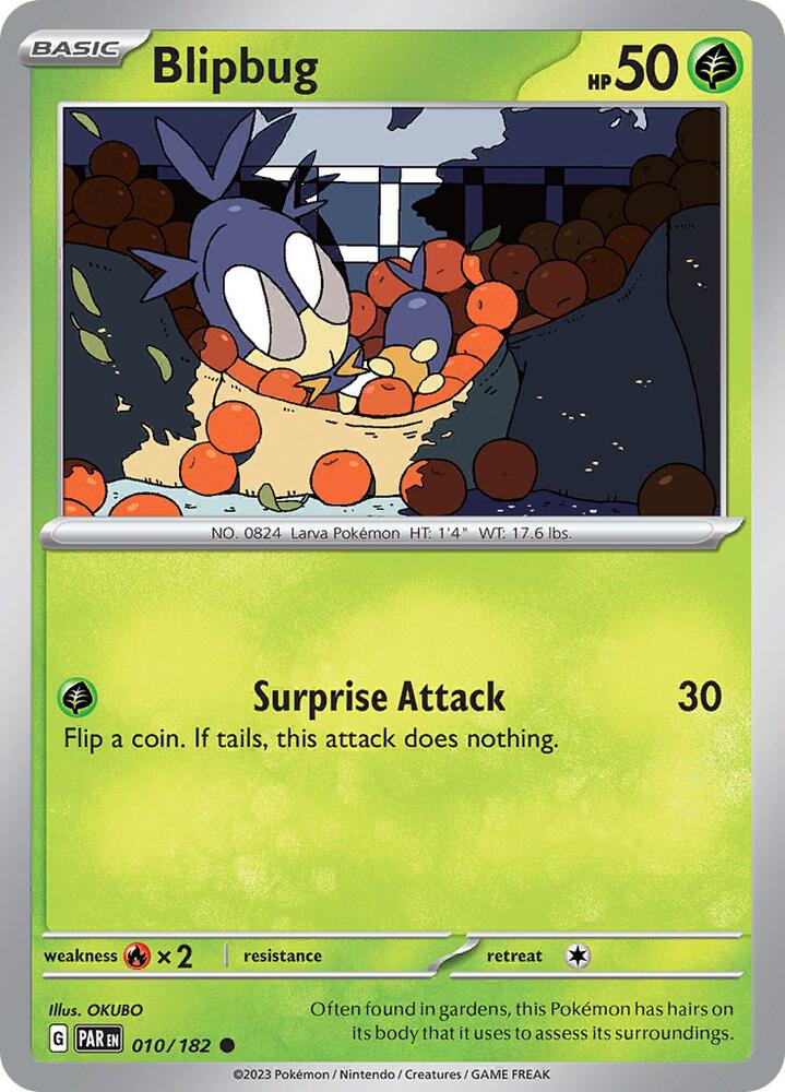 Pokemon Blipbug 10/182 Paradox Rift