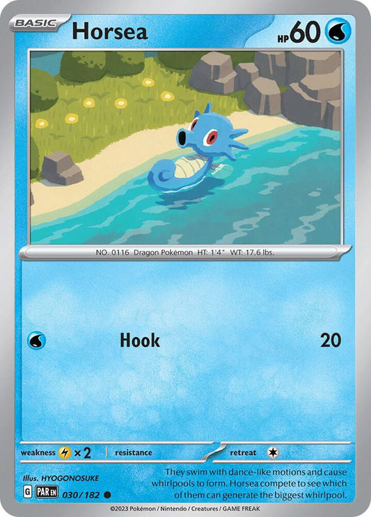 Pokemon Horsea 30/182 Paradox Rift