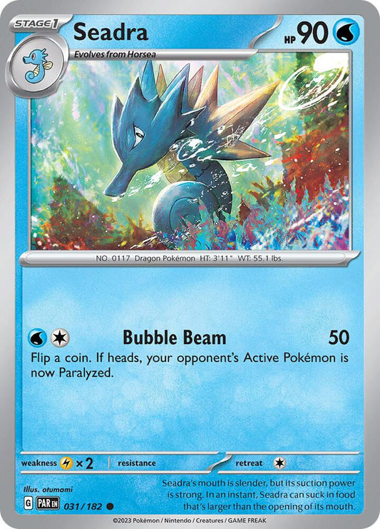 Pokemon Seadra 31/182 Paradox Rift