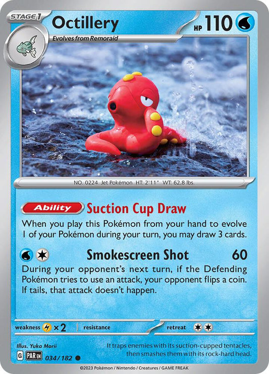 Pokemon Octillery 34/182 Paradox Rift