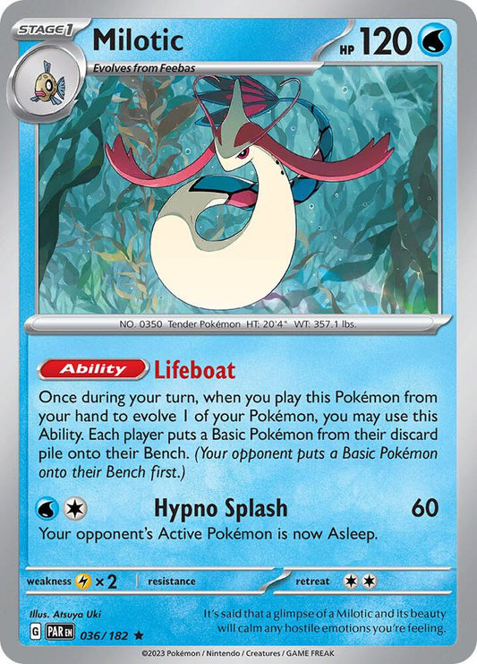 Pokemon Milotic 36/182 Paradox Rift