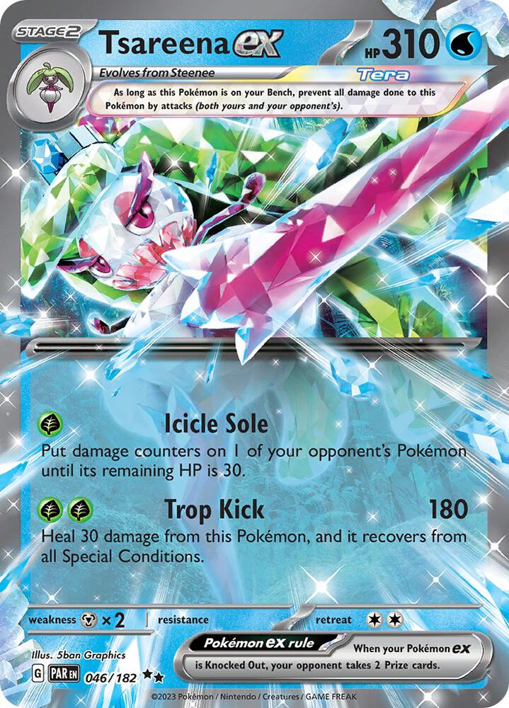 Pokemon Tsareena ex 46/182 Paradox Rift