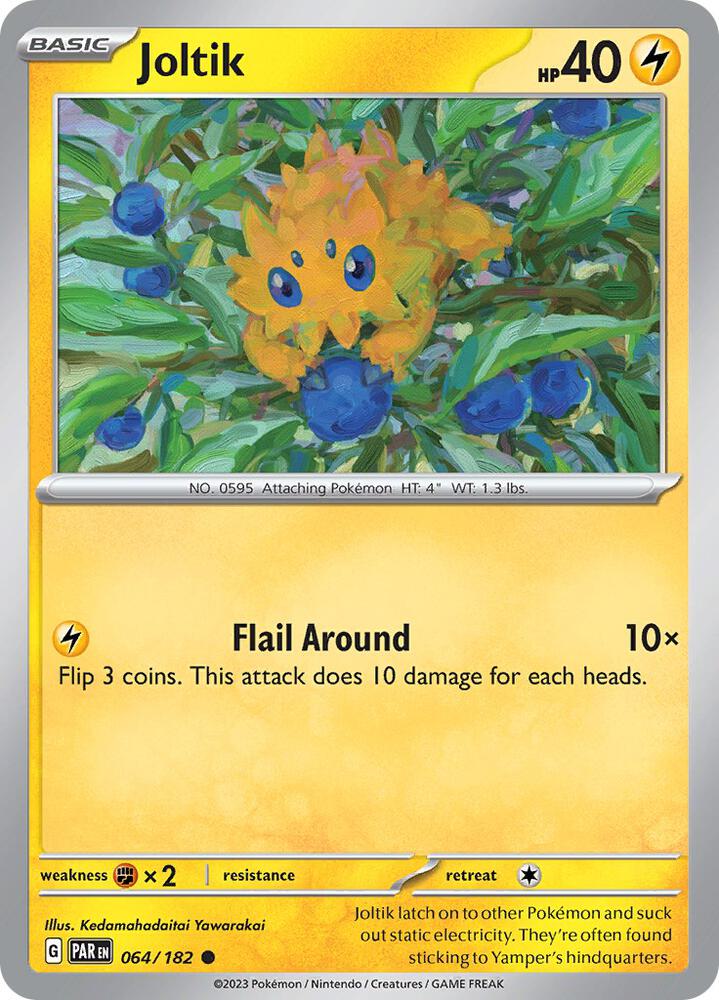 Pokemon Joltik 64/182 Paradox Rift