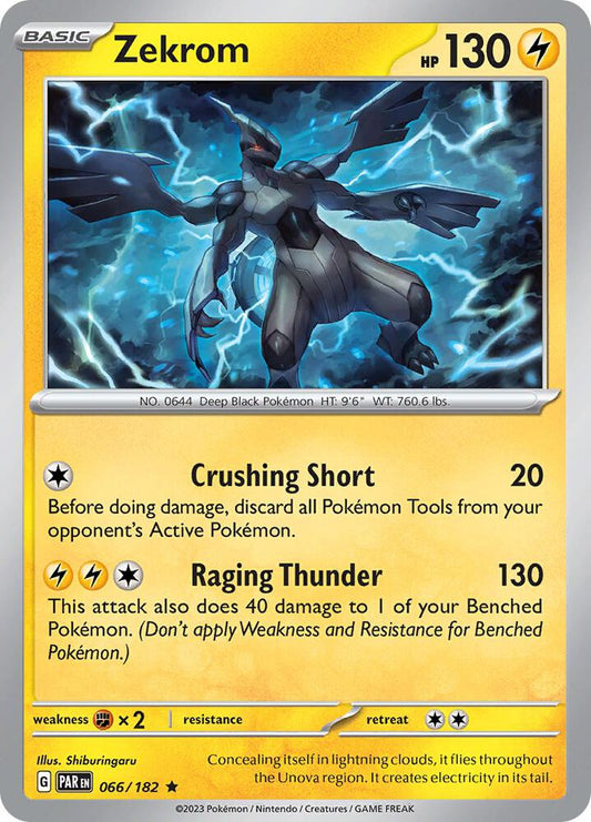Pokemon Zekrom 66/182 Paradox Rift