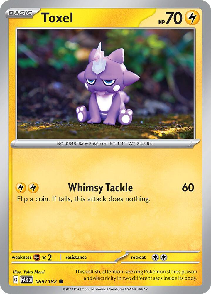 Pokemon Toxel 69/182 Paradox Rift