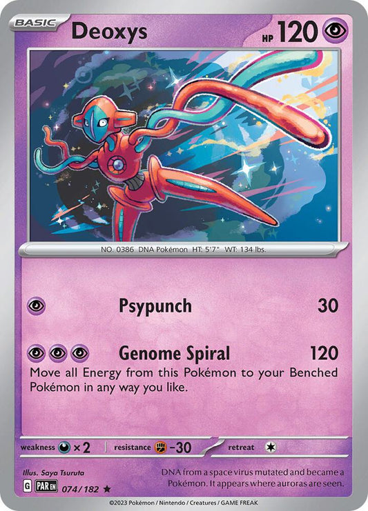 Pokemon Deoxys 74/182 Paradox Rift