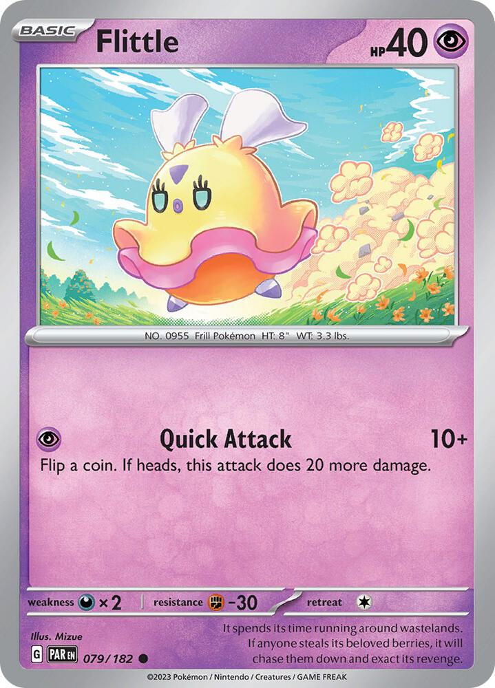 Pokemon Flittle 79/182 Paradox Rift