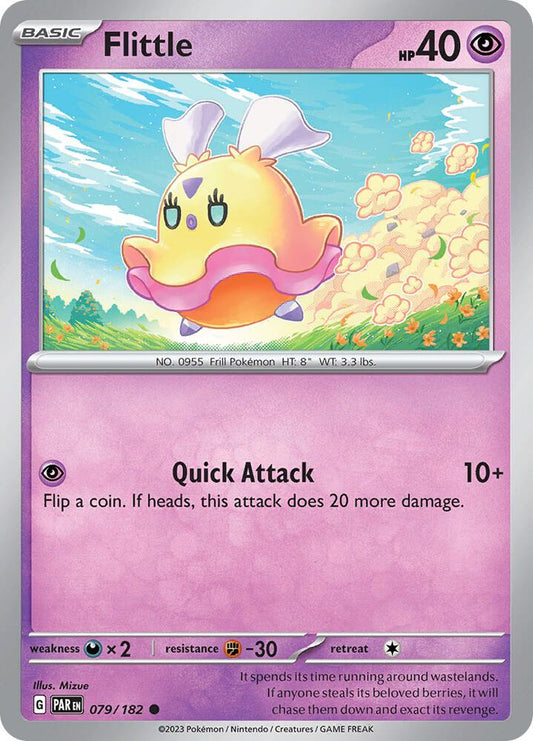 Pokemon Flittle 79/182 Paradox Rift