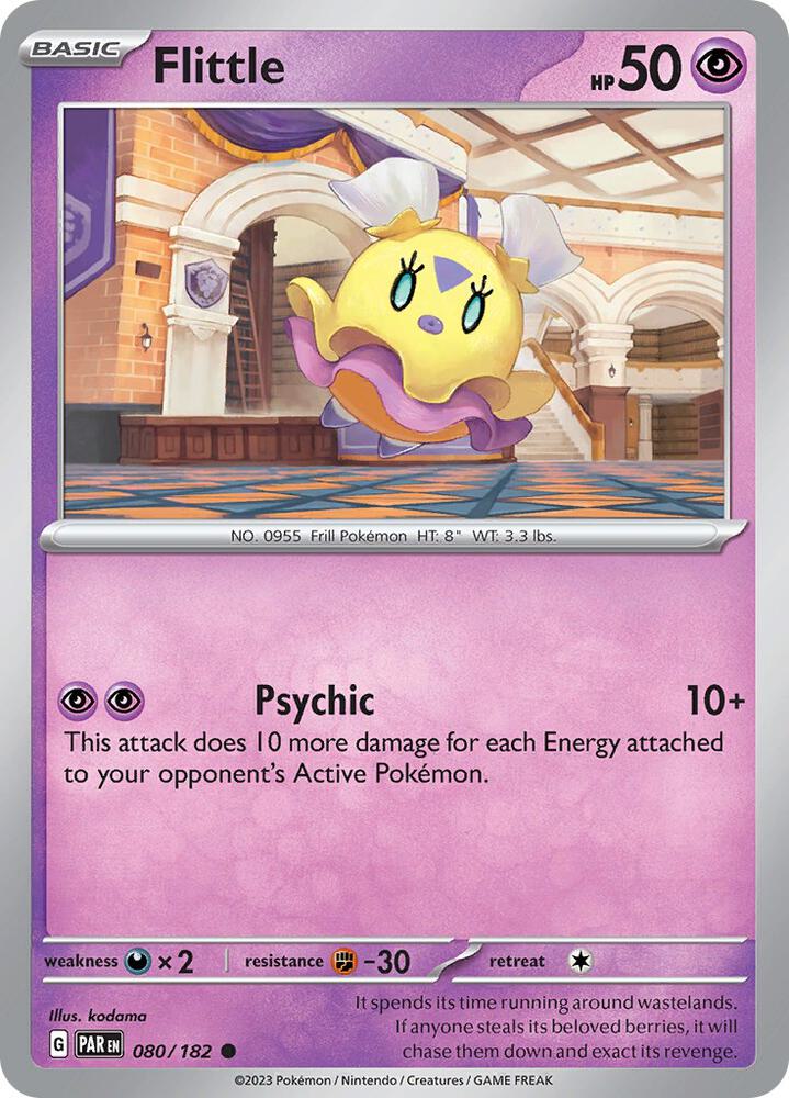 Pokemon Flittle 80/182 Paradox Rift
