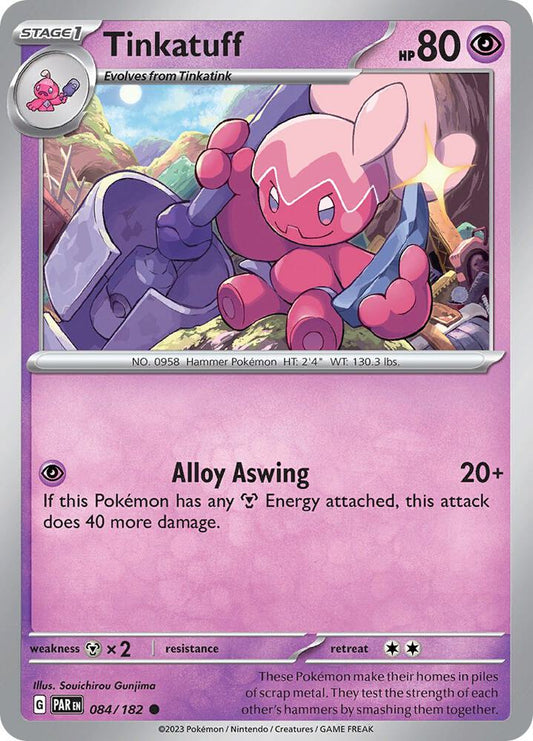 Pokemon Tinkatuff 84/182 Paradox Rift