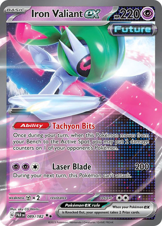 Pokemon Iron Valiant ex 89/182 Paradox Rift
