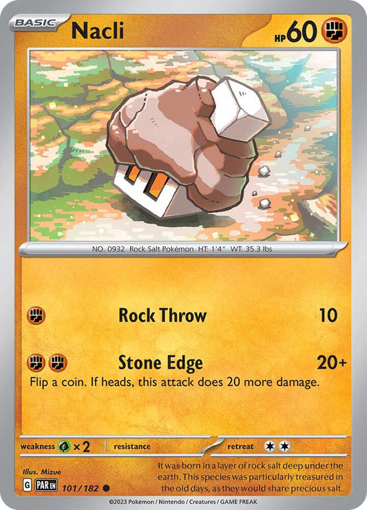 Pokemon Nacli 101/182 Paradox Rift
