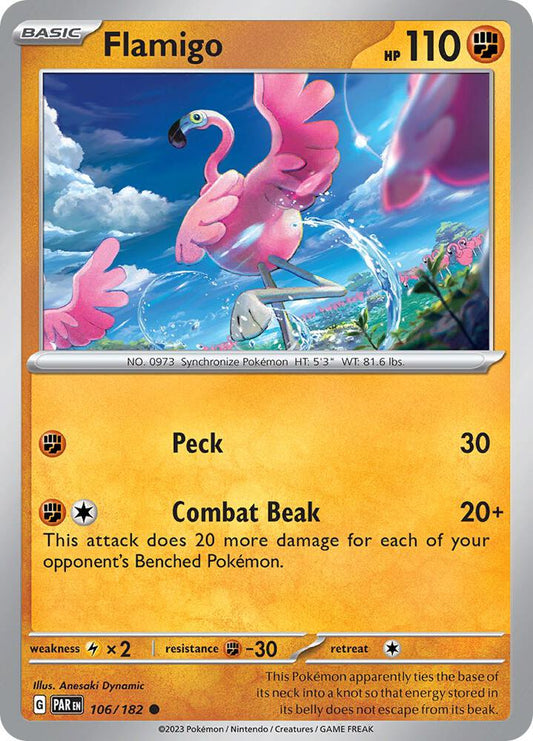 Pokemon Flamigo 106/182 Paradox Rift