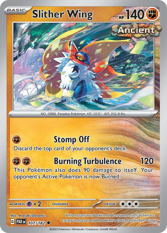 Pokemon Slither Wing 107/182 Paradox Rift
