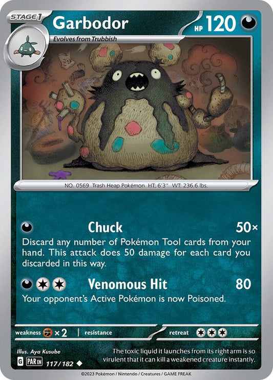 Pokemon Garbodor 117/182 Paradox Rift