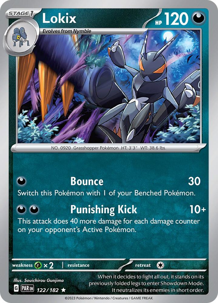 Pokemon Lokix 122/182 Paradox Rift