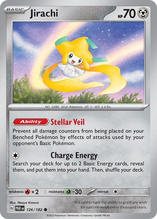 Pokemon Jirachi 126/182 Paradox Rift