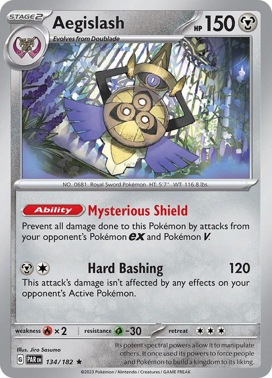 Pokemon Aegislash 134/182 Paradox Rift