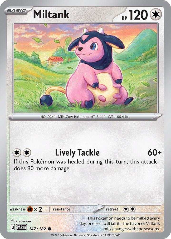 Pokemon Miltank 147/182 Paradox Rift