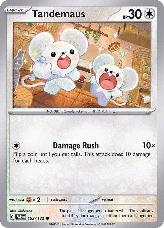 Pokemon Tandemaus 153/182 Paradox Rift