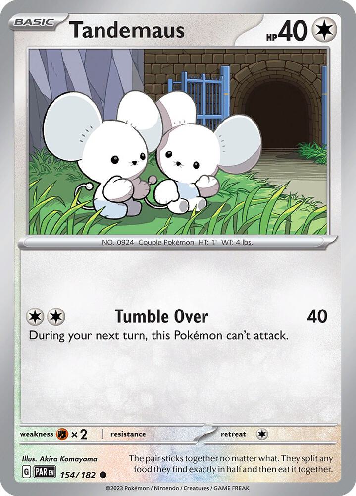 Pokemon Tandemaus 154/182 Paradox Rift